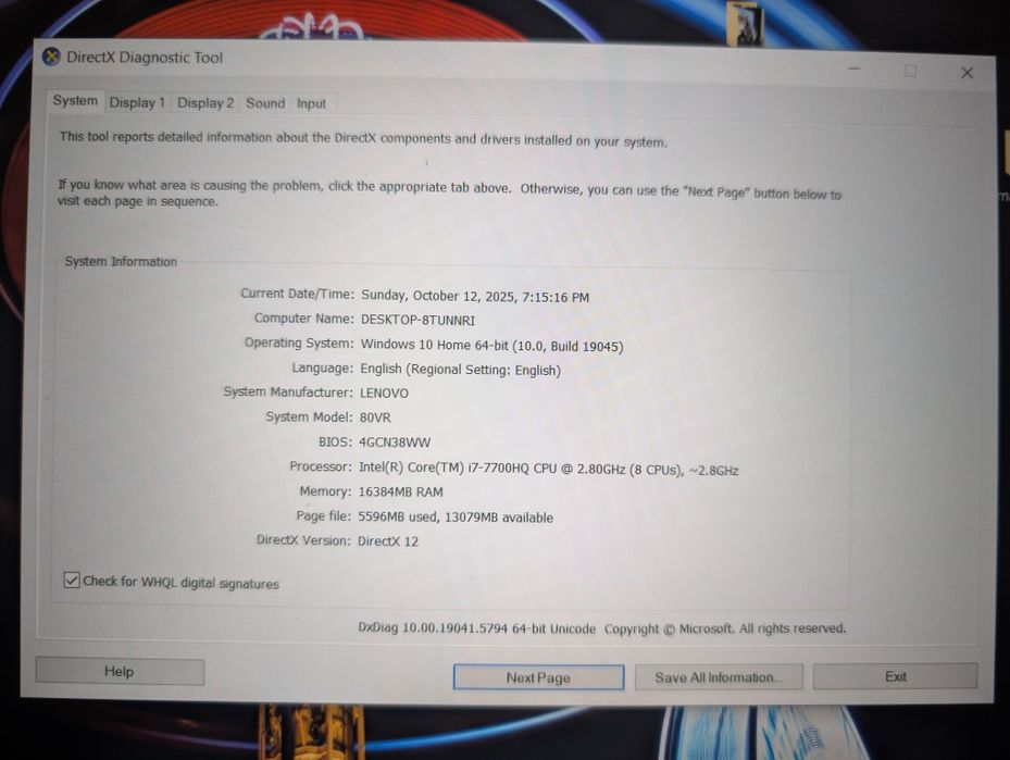 Laptop Lenovo Legion