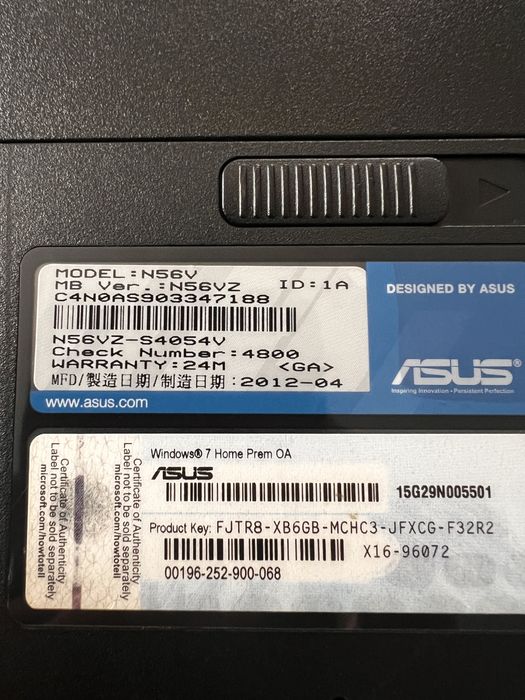 Latop asus aproape nou