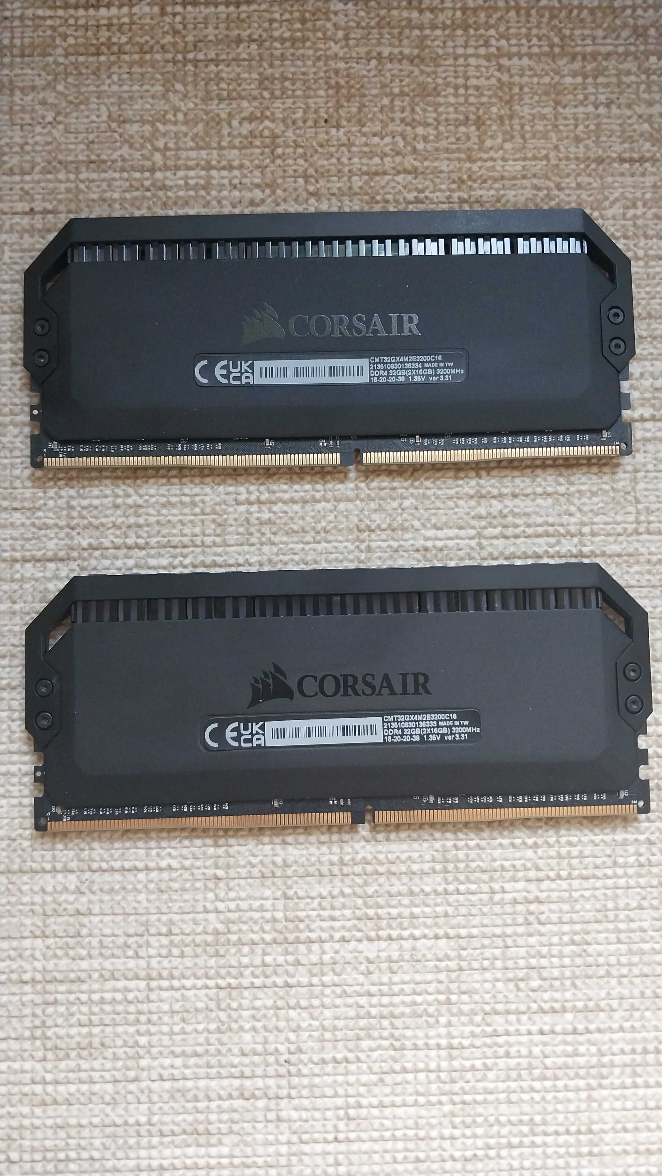 Оперативная Память Corsair Dominator RGB 32GB (2 X 16 GB) 3200 MHz.