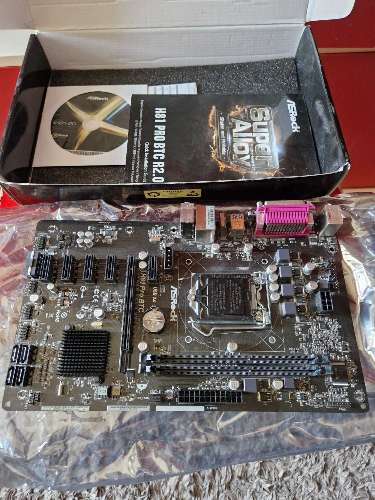 Дънна платка ASRock H81 PRO BTC R2.0