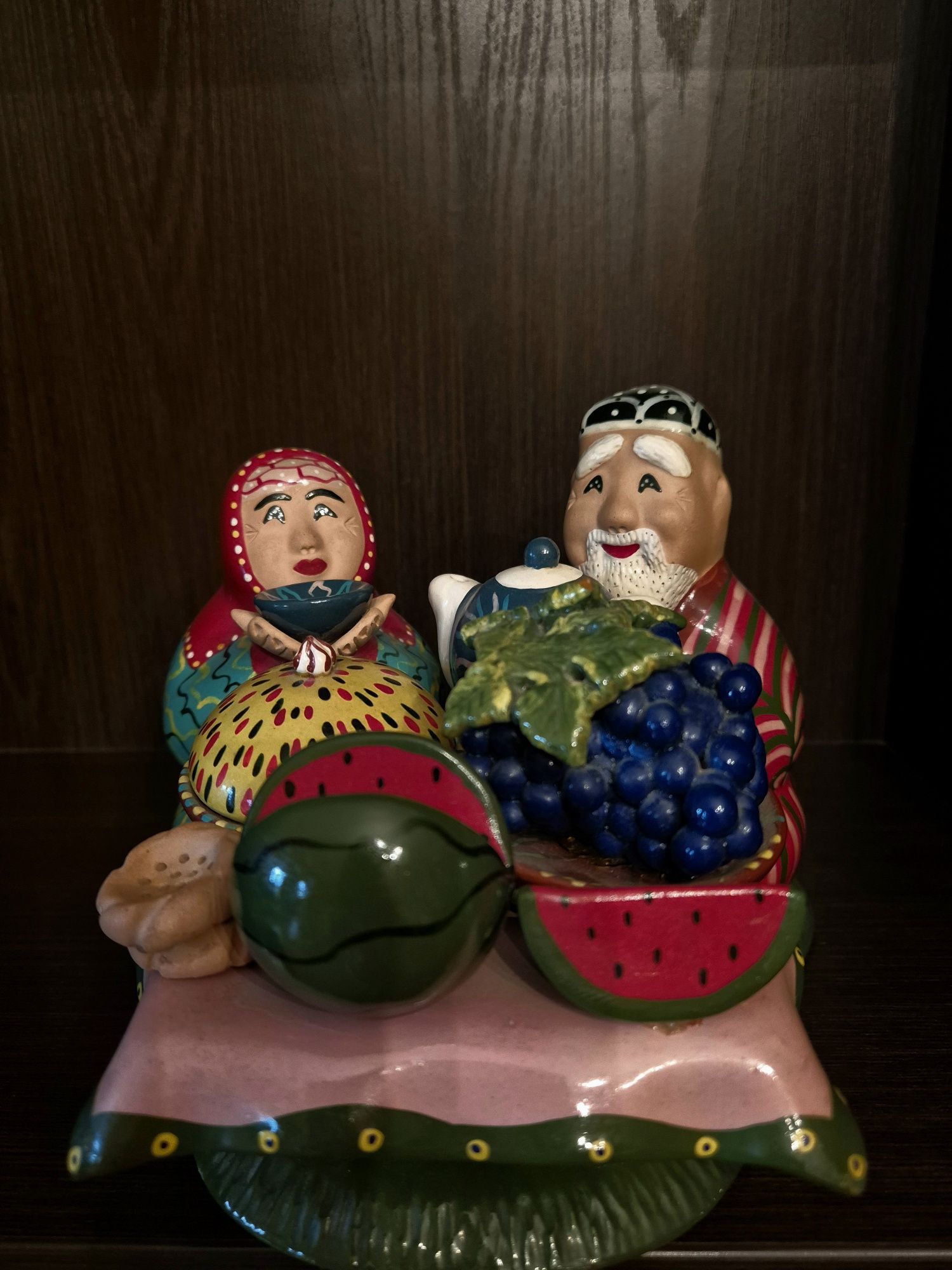 Узбекский керамический сувенир нецкэ