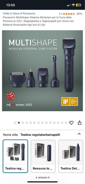 Aparat de ingrijire personala panasonic multi shape