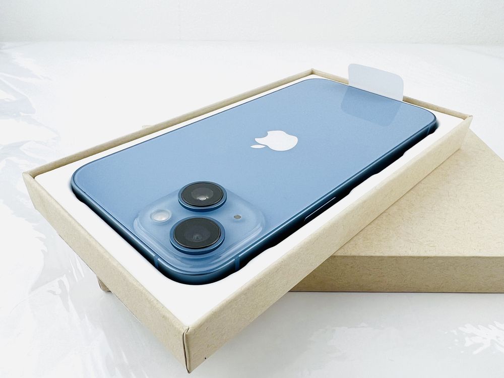 НОВ! Apple iPhone 14 128GB Blue Apple Care Plus Гаранция!