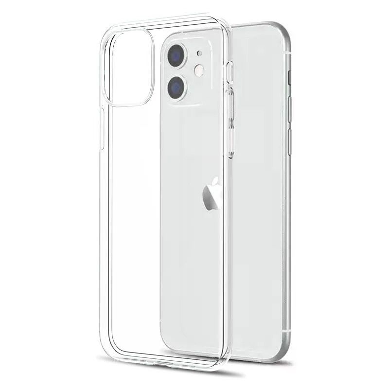 Iphone 13/14/15 Pro Max - Husa Slim Silicon Transparenta / Neagra