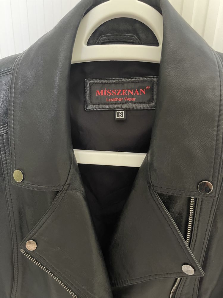 кожанная куртка новая miss zenam