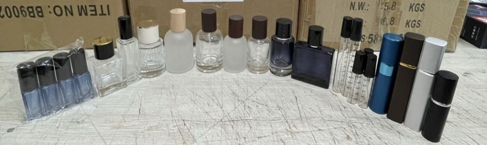 Optomga atir uchun flakon idishlar