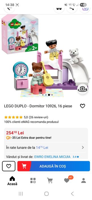 Lego duplo dormitor