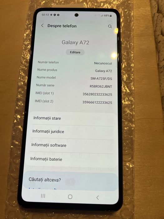 Samsung Galaxy A72 Dual Sim 128GB Black ID-ixs091