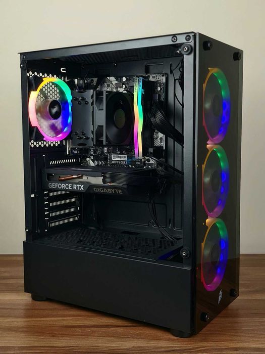 Нов | Ryzen 5500 | RTX 5050 | 16 GB RAM | M.2 NVMe | Геймърски