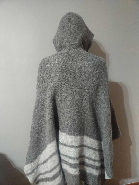 Max Mara Size M-XL Вълна/ ESCADA Size M 100% Вълна Дълго палто