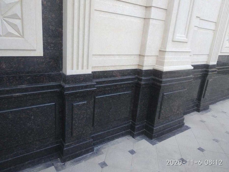 Монтаж травертина гранита под ключ