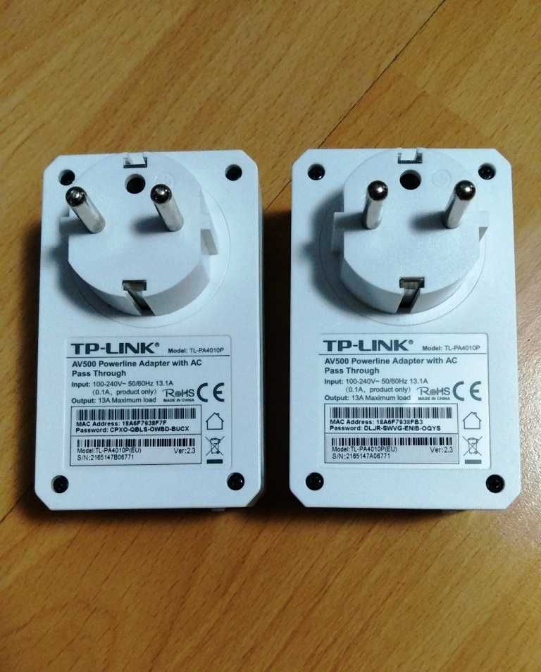 Мрежови адаптери Powerline Ethernet Adapter TP-LINK TL-PA4010P KIT 2бр