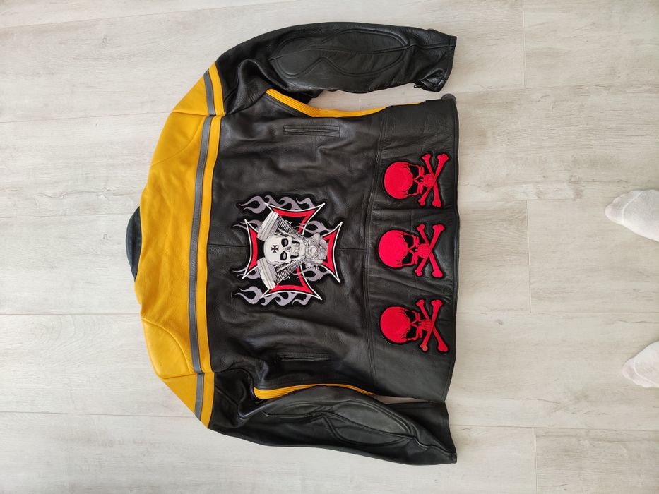 Кожено мото яке размер XXL