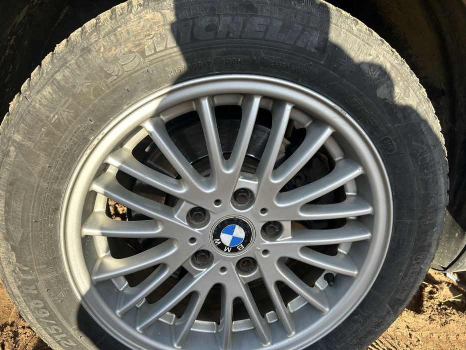 Джанти с гуми 17 цола Бмв х3 е83 зимни гуми Michelin