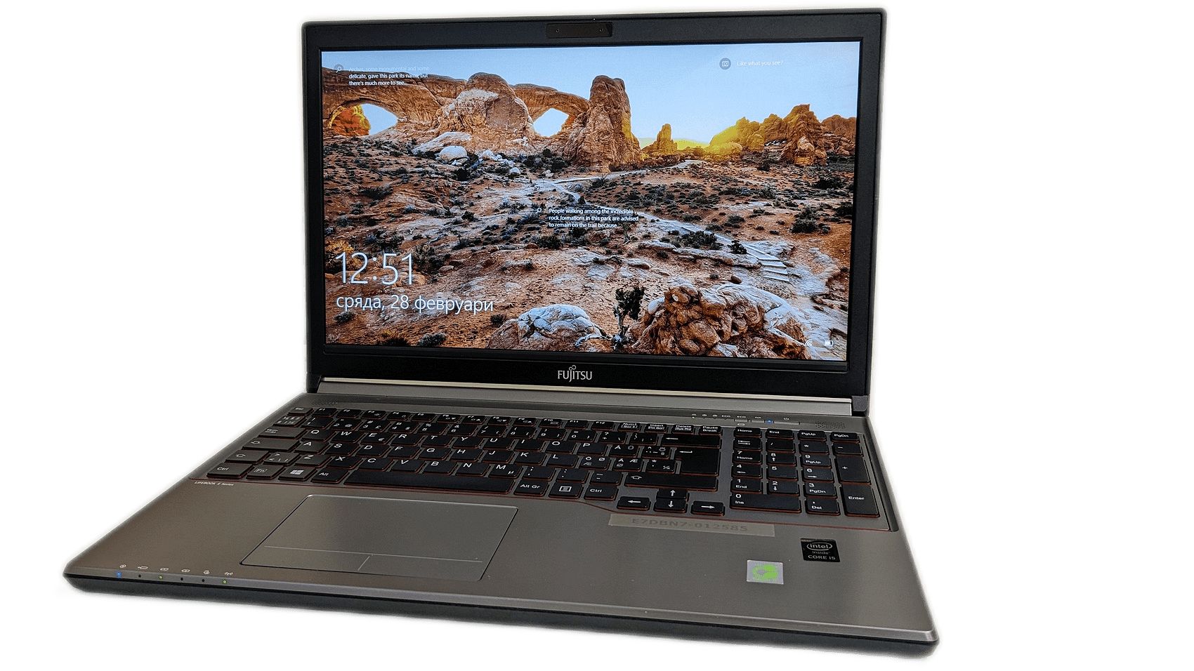 Fujitsu LifeBook E754 15.6" 1920x1080 i5-4300U 8GB 256GB без камера