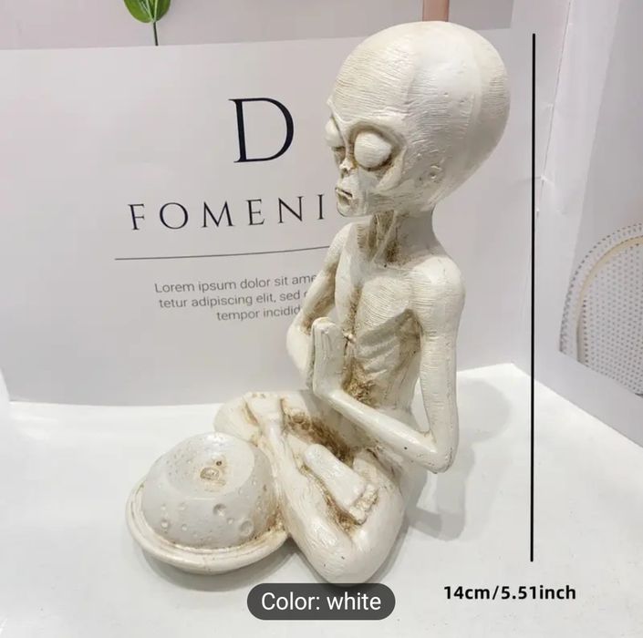 statuie decor extraterestru UFO acvariu