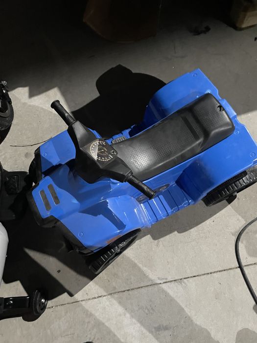 Atv electric 6V cu sunete si lumini Nichiduta Blue