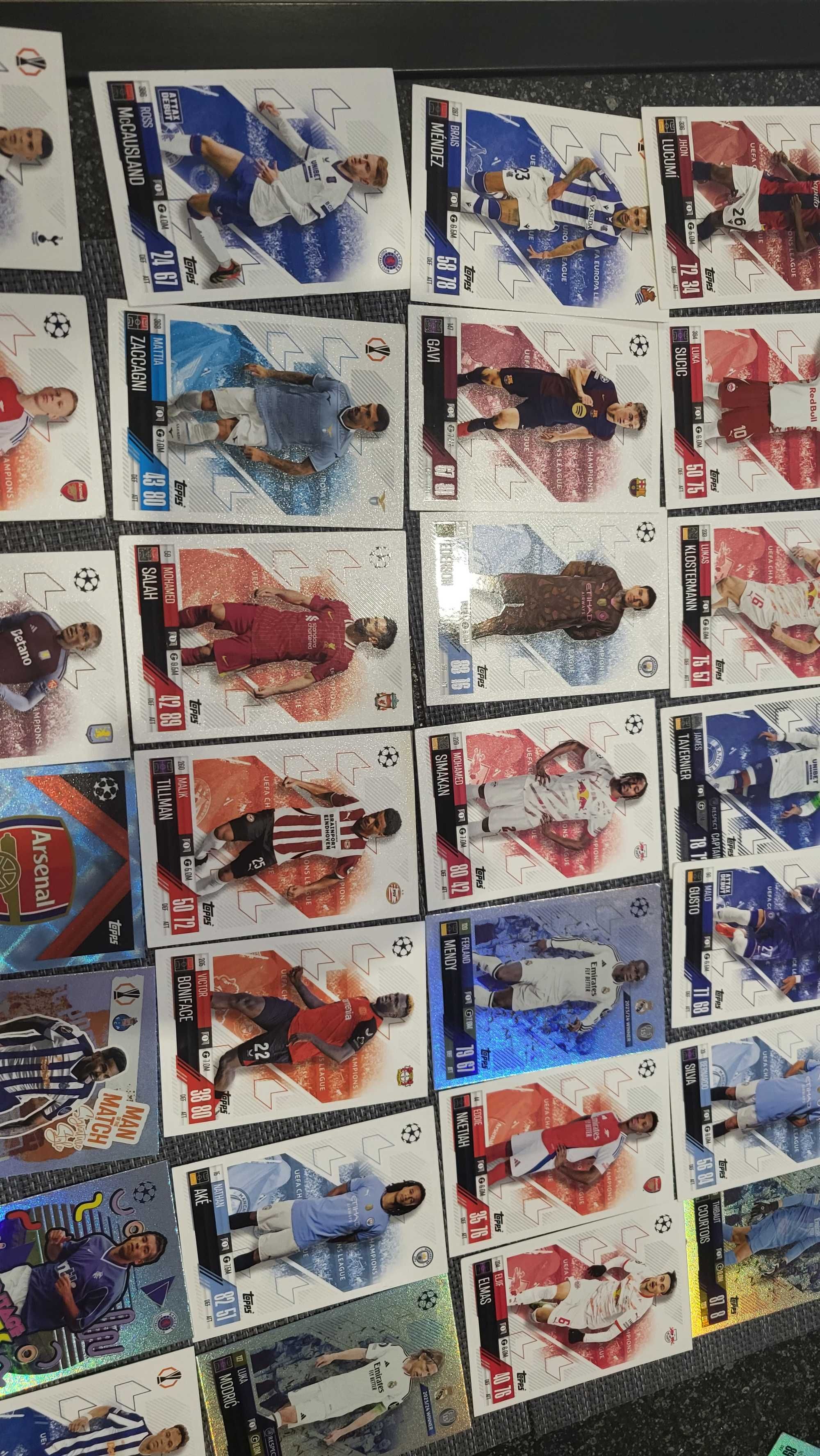 Schimb/Vand cartonase Match Attax