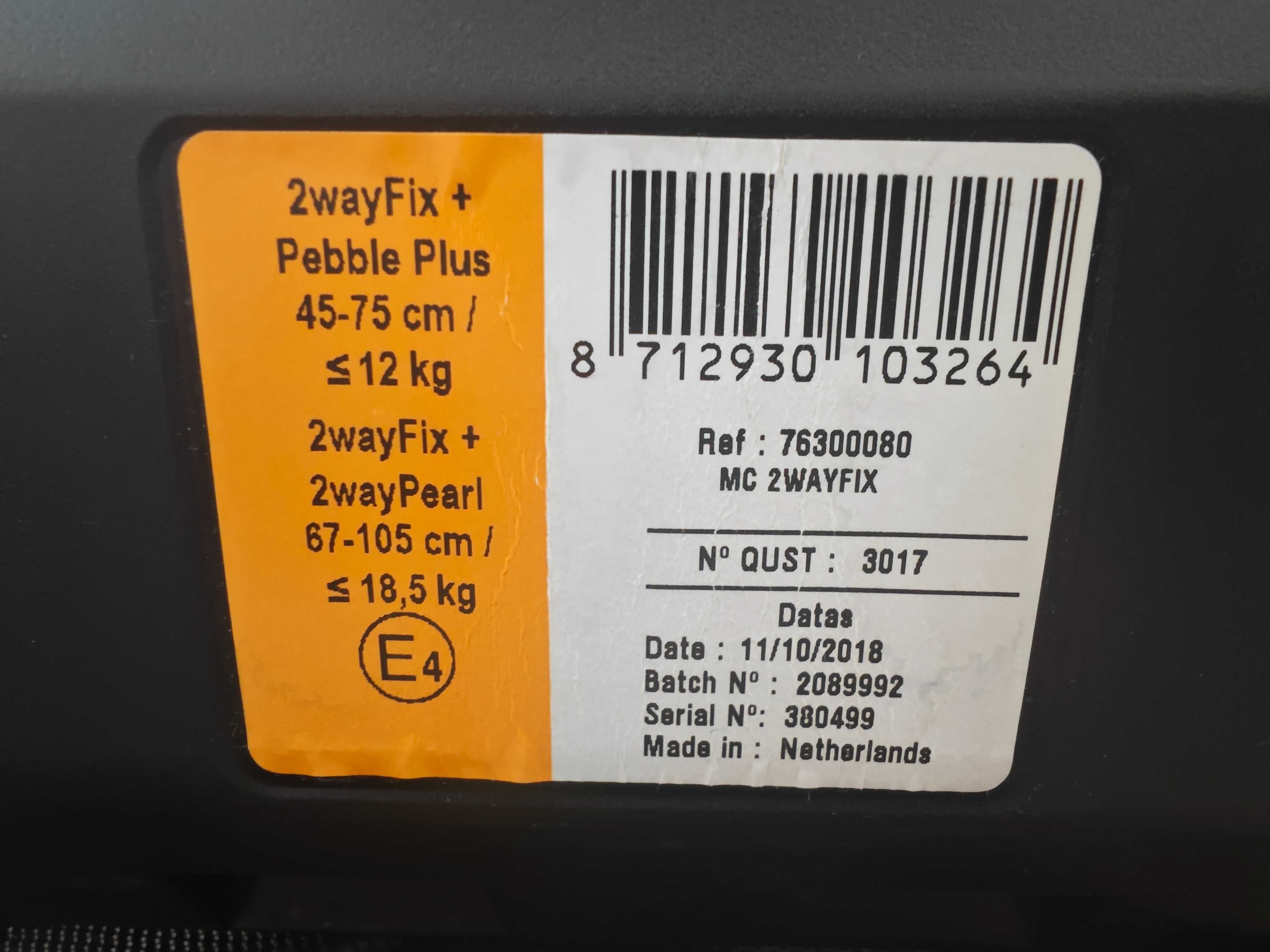 Maxi Cosi Pearl Pro 2 стола с 2 бази 2 wayfix
