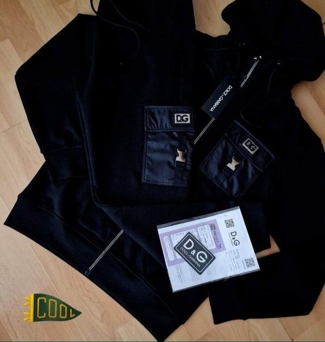 Trening Dolce Gabbana,super model,Italia, cod Qr,saculet, etichetă