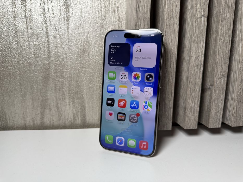 iPhone 15 Pro 128GB Natural Titanium Garantie 2 ani Universul Telefoan