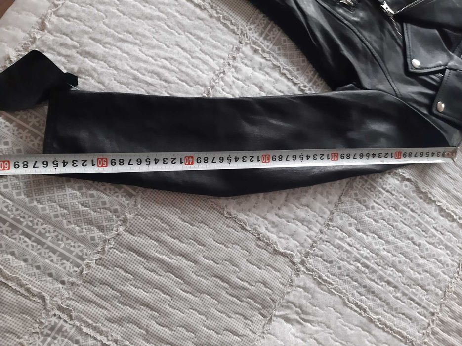 2бр Дамско късо яке естествена кожа ,S и M