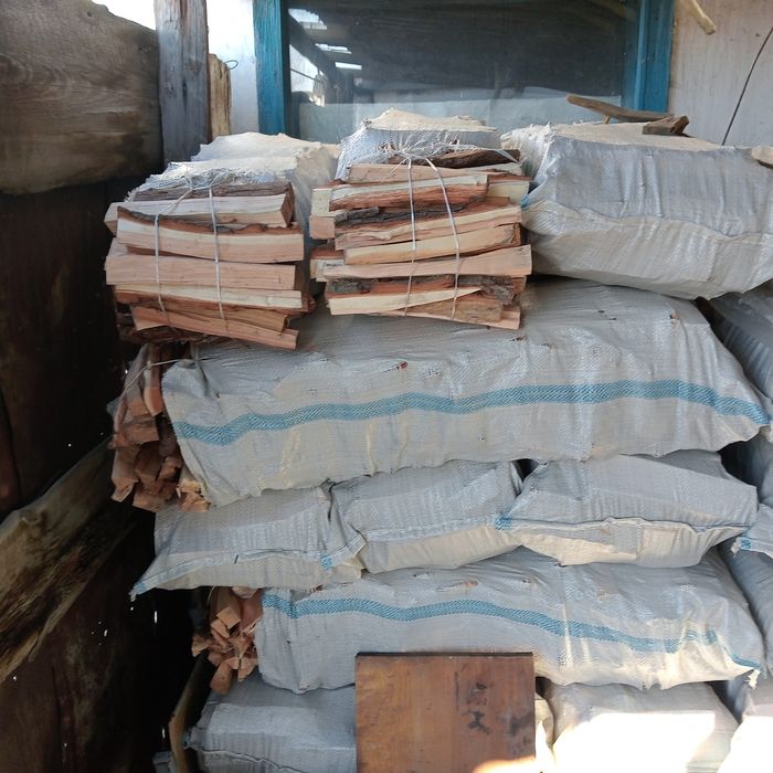 Дрова в мешках, сухой, тальник