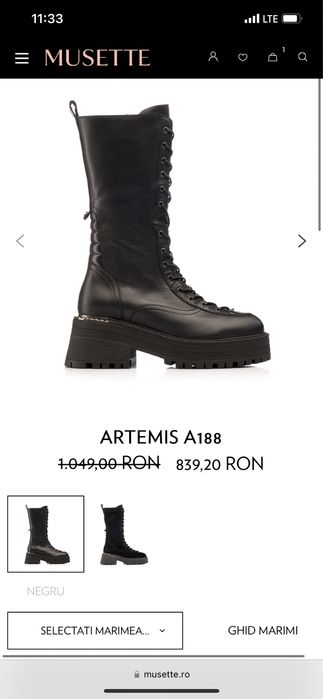 Ghete Musette,model Artemis