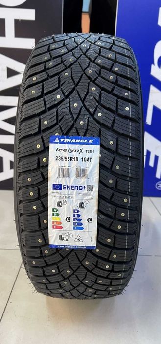 Продам шины зимние с шипами Triangle IceLinХ TI501 235/55 R18 2 шт