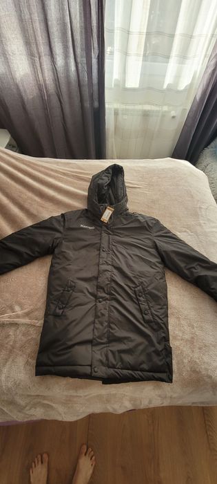 Geaca iarna sport Kempa Puffer cu gluga