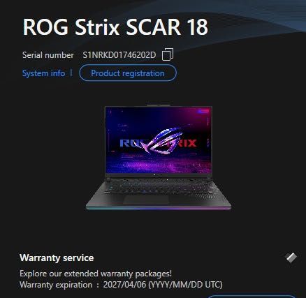 ASUS ROG Strix SCAR 18 2024 i9-14900HX / RTX 4080 / 64GB / 2TB