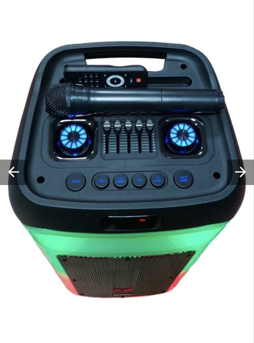 Караоке тонколона с микрофон и дистанционно УПРАВЛЕНИЕ DR-1028-10INCH