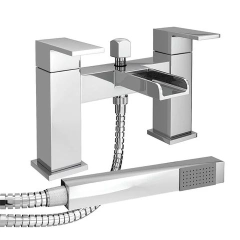 baterie de cadă și duș tip cascadă, cu kit complet inclus