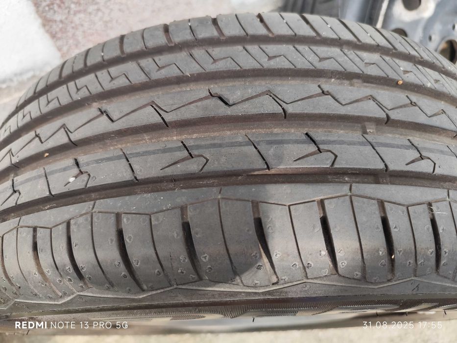 Vand 4 jante 16"cu 4 anvelope vara Debica 205/55 R16