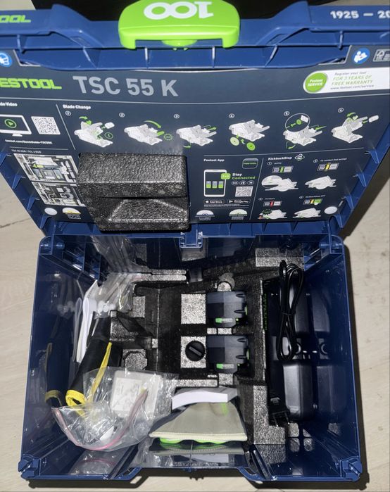 Ferastrau circular cu acumulator Festool TSC 55 KEBI-Plus/XL-FS 100Y