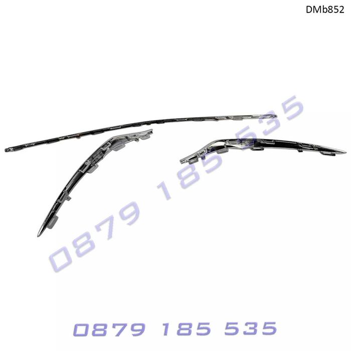 Хром лайсна спойлер предна броня Mercedes CLA W117 долна част мерцедес