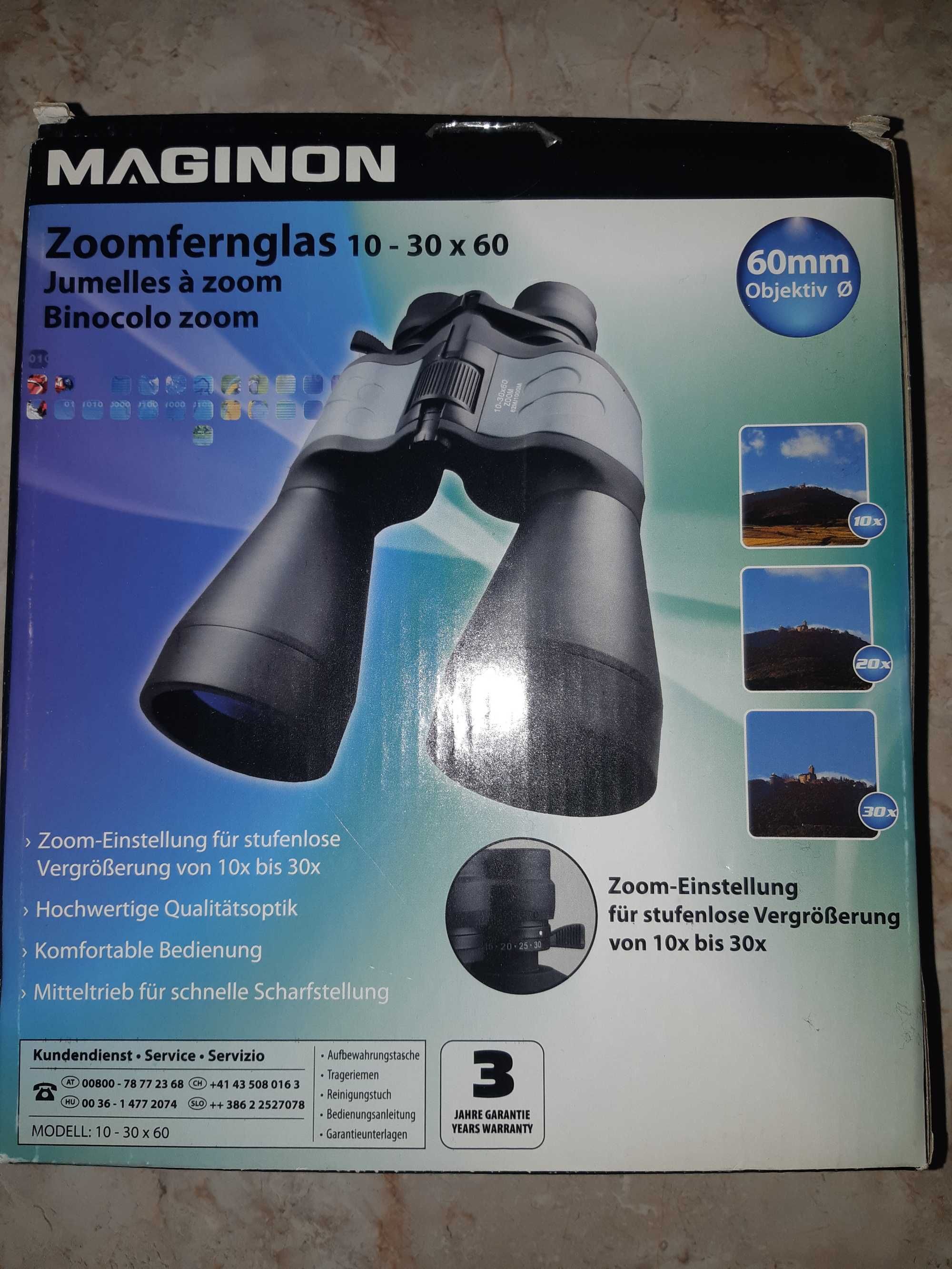 binoclu Maginon, nou