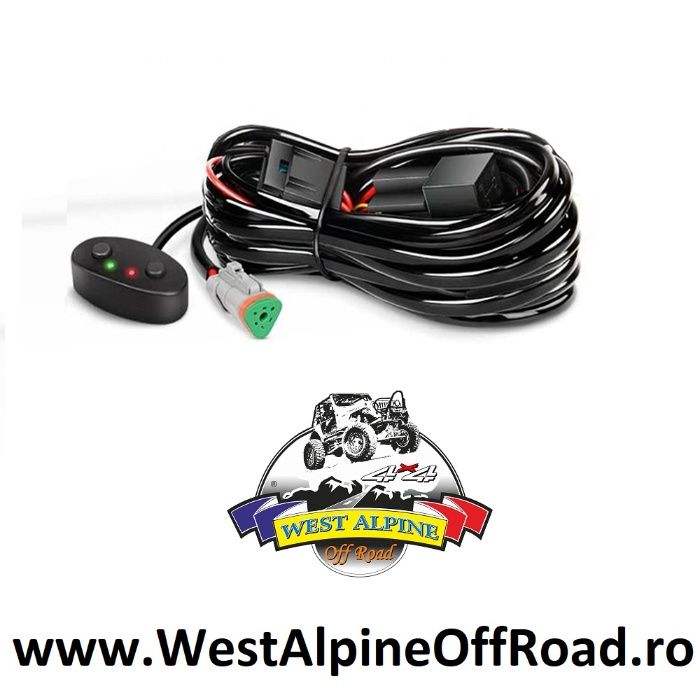 LED BAR auto BICOLOR ALB SI GALBEN - Putere 324W - Lungime 54 CM