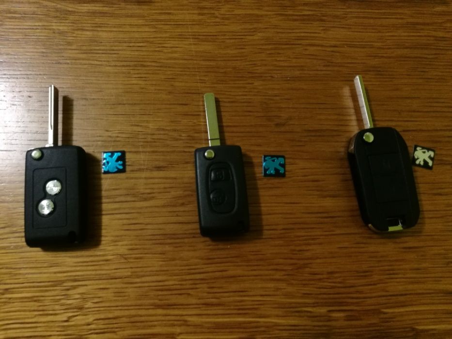 Carcase cheie briceag Peugeot.