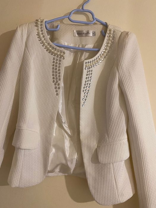 Sacou alb mărimea s