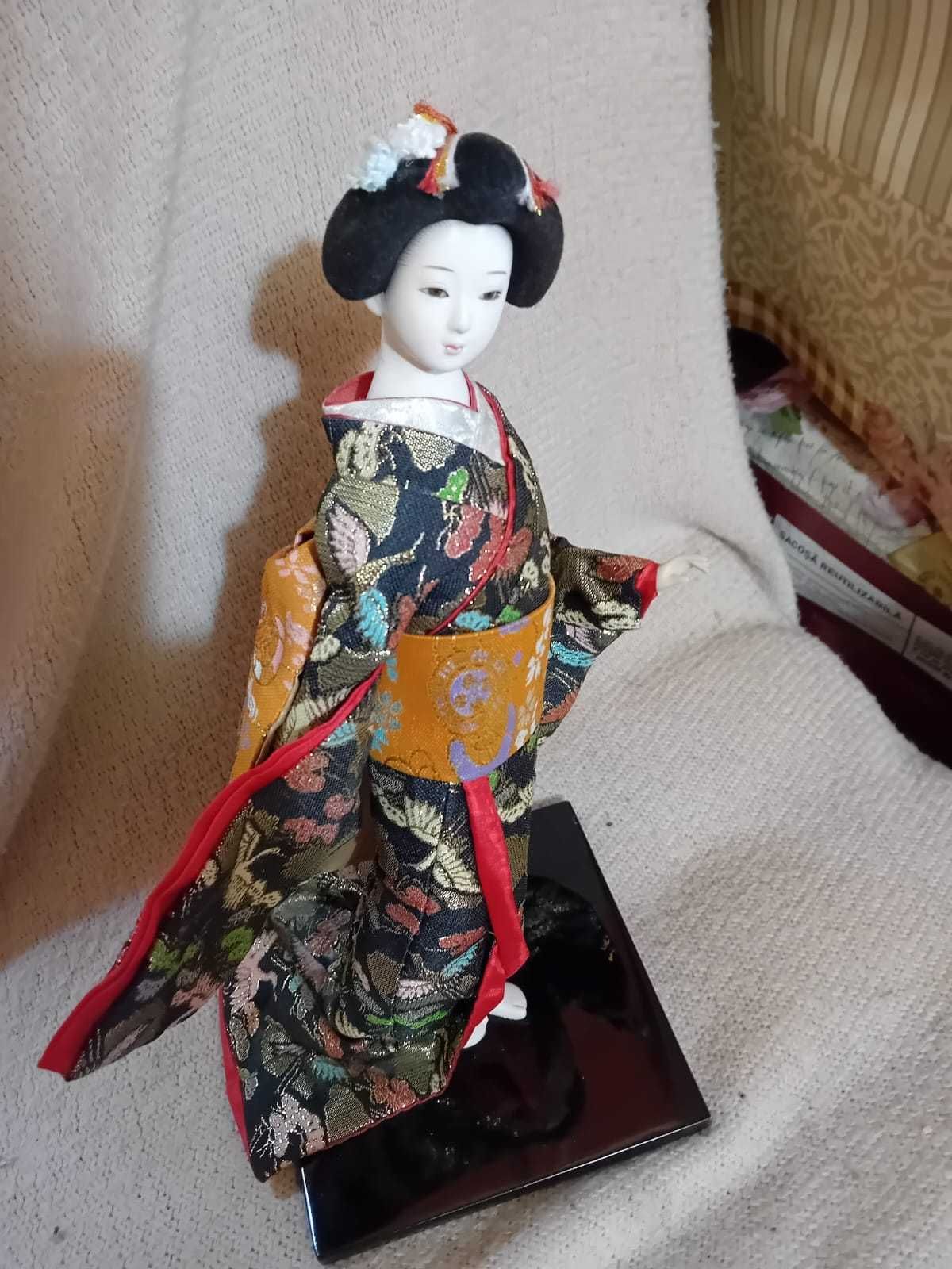 Statueta gheisa japoneza vintage din portelan