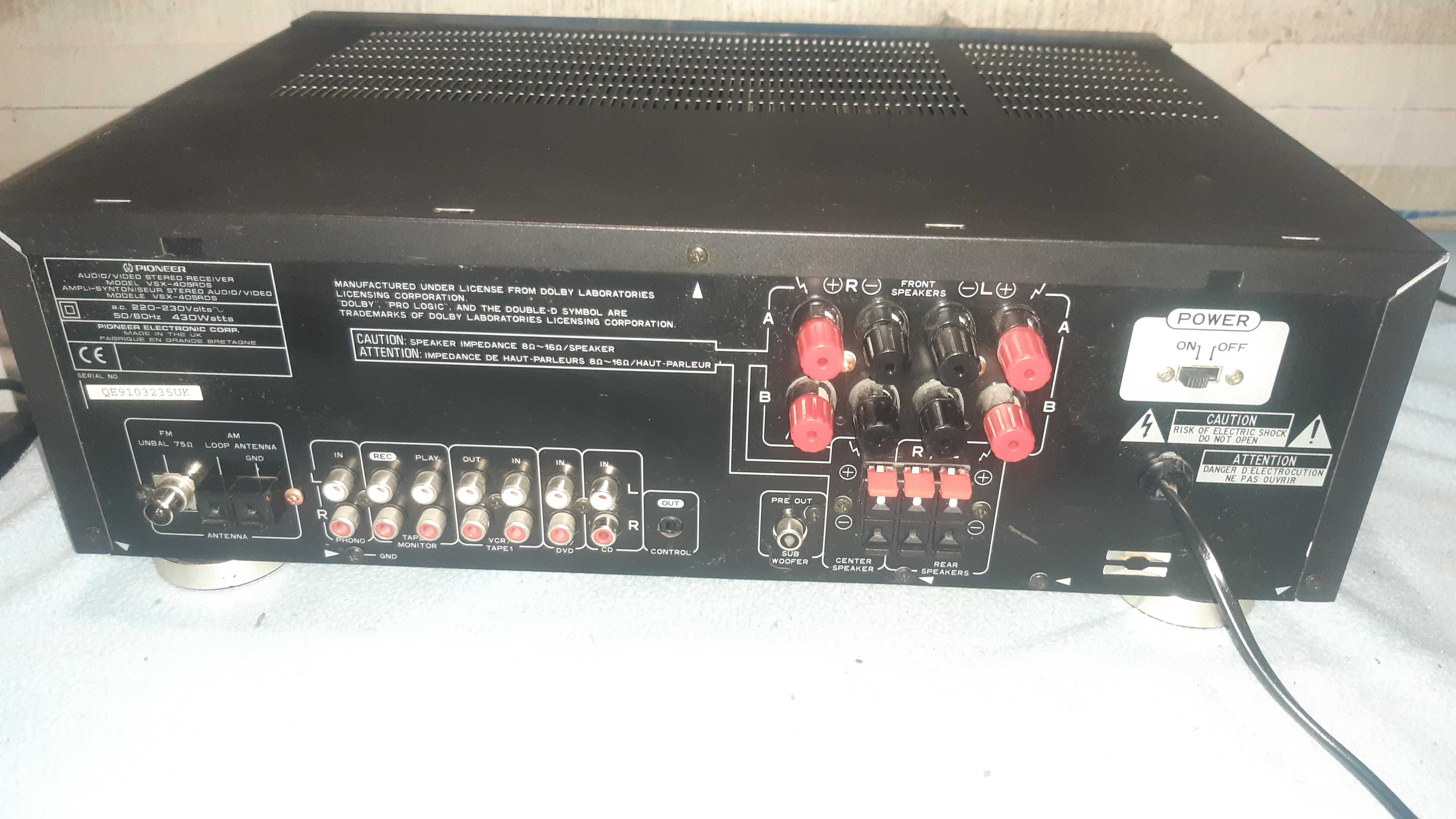 Pioneer VSX-405RDS усилвател/ресийвър