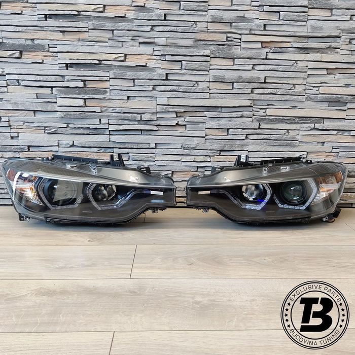 Faruri LED Angel Eyes compatibile cu BMW Seria 3 F30 F31