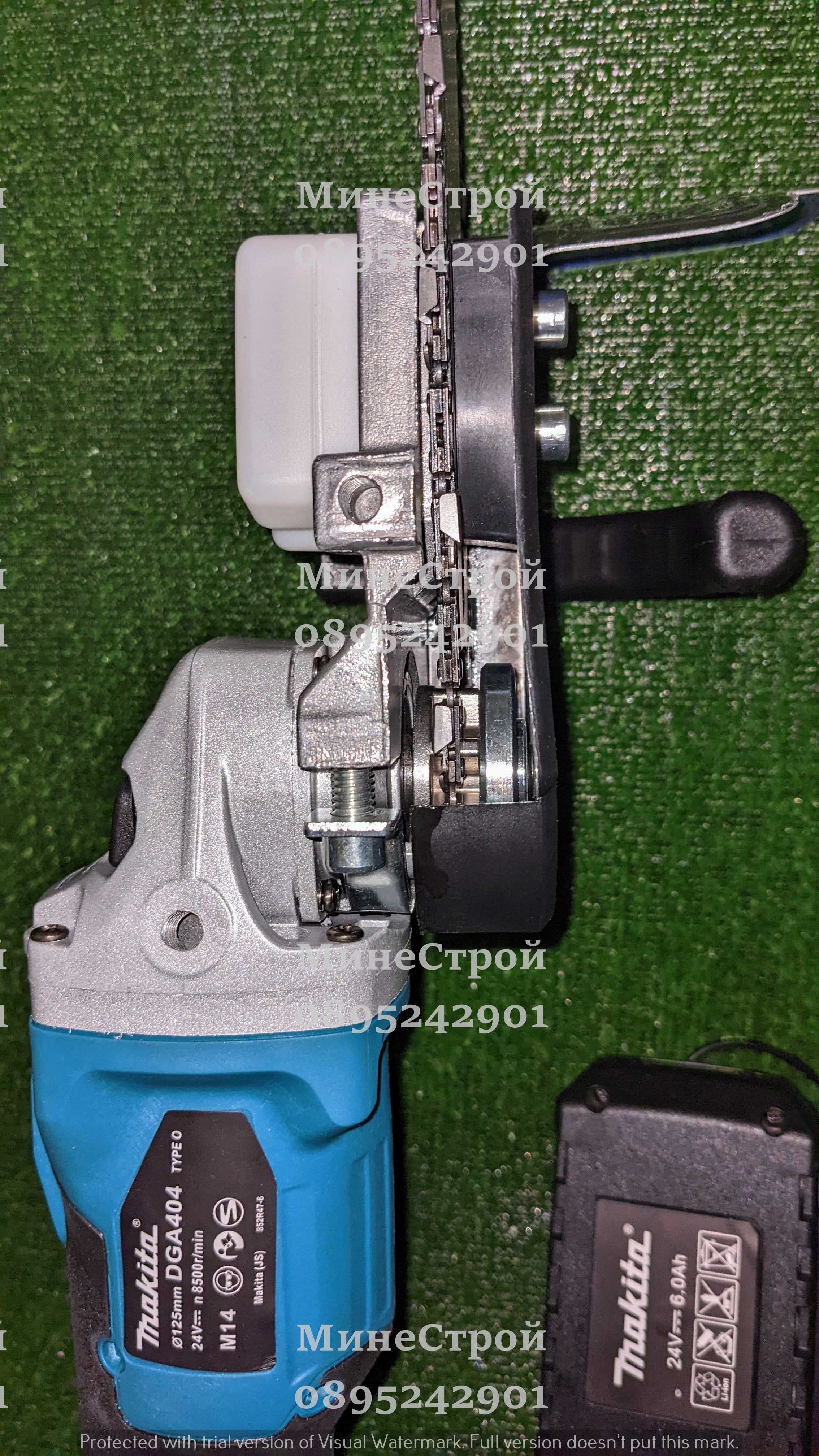 2 в 1 Ъглошлайф MAKITA 24V с 2 батерии 6.0Ah Макита резачка флекс