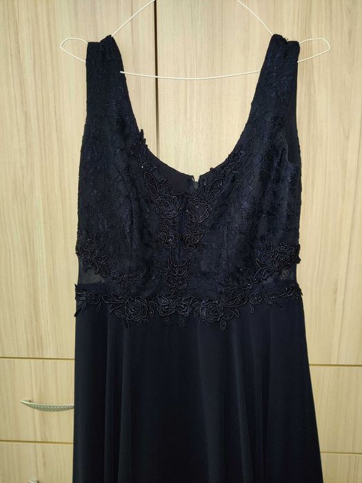 Официална тъмно синя рокля Л -ХЛ размер