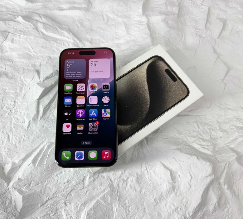 Телефон в идеале Apple 15 PRO 88%/ 256Gb, РАССРОЧКА 0 0 12