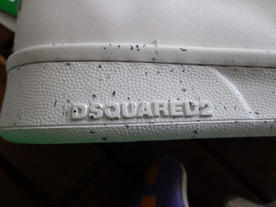 Мъжки сникърси DSQUARED2 White Leather Sniakers Номер 42-43