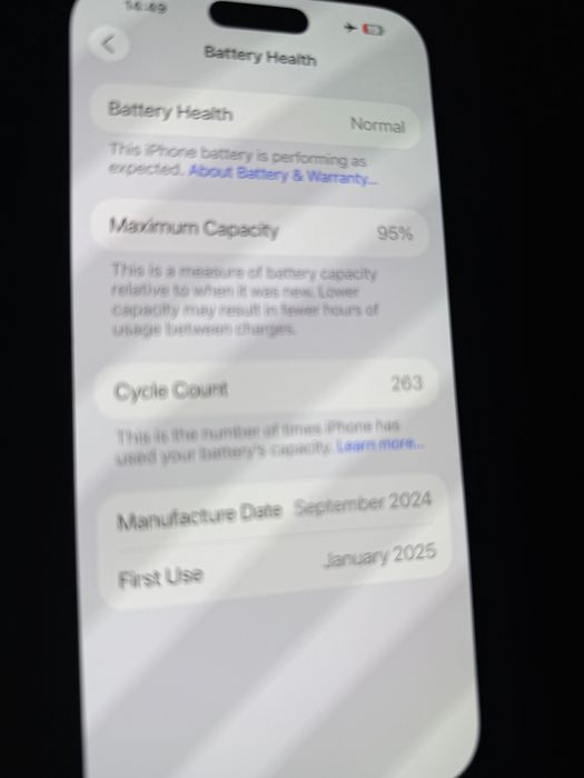 Iphone 16 pro max 256gb КАТО НОВ ГАРАНЦИЯ 1г