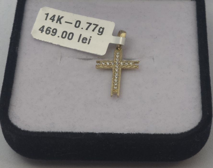 Pandantiv aur 14k  0.77gr
