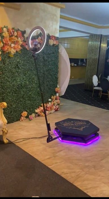 Cabina FOTO/VIDEO 360 pentru Nunti/Botez/Aniversare/Corporate